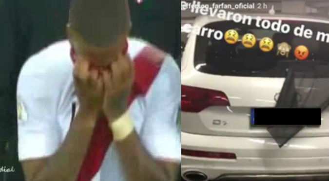 ¡No puede ser! Así quedó el carro de Jefferson Farfán luego que quisieran robarlo (VIDEO)