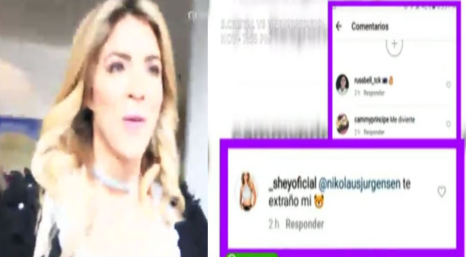 Sheyla pone esta cara cuando le preguntan por hijo de Gerente de América TV (VIDEO)