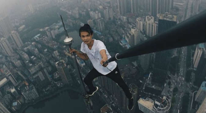 Famoso escalador de rascacielos grabó su propia muerte