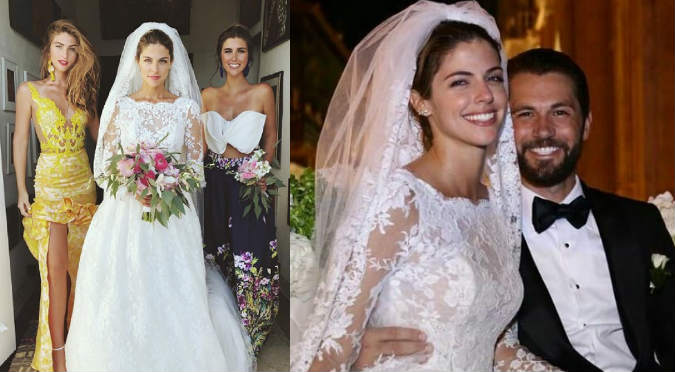 Stephanie Cayo tuvo boda de ensueño (FOTOS Y VIDEOS)