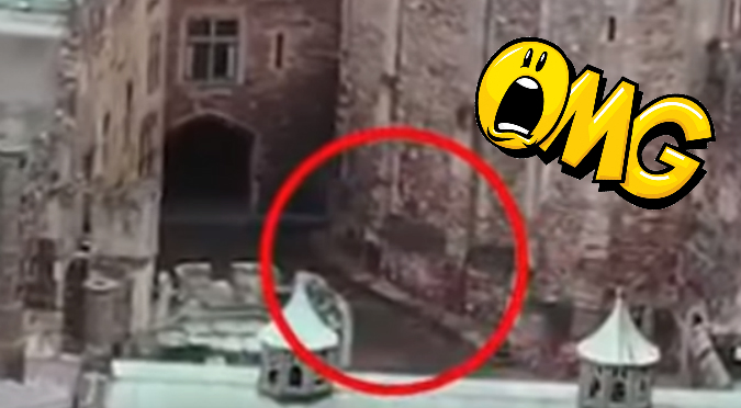 YouTube: Captan ‘jinete fantasma’ en antiguo Castillo de Inglaterra