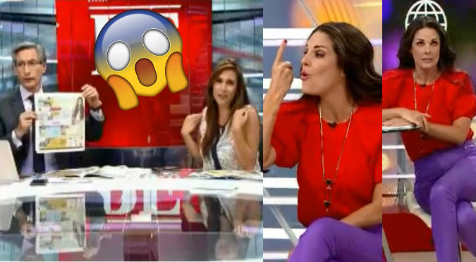 Rebeca Escribens y Verónica Linares se dicen de todo en vivo (VIDEO)