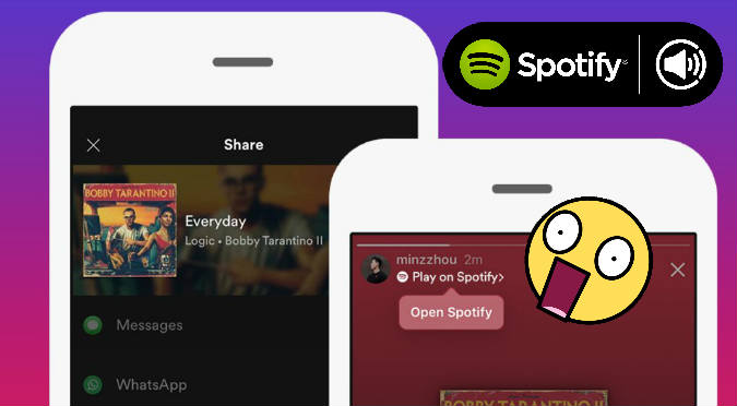 Ahora podrás compartir canciones de Spotify a Instagram ¡OMG!