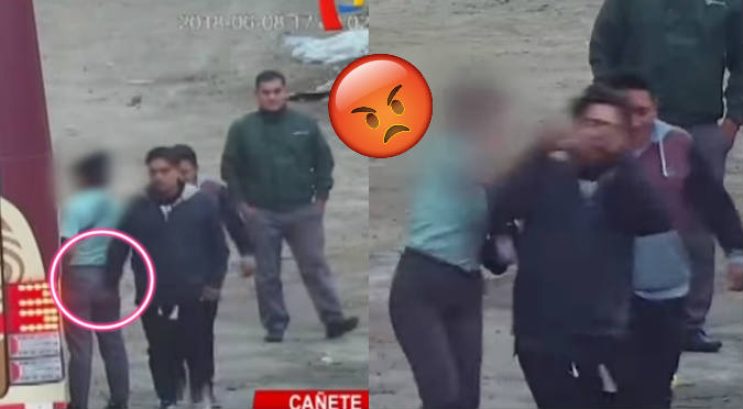 Terramoza golpea a acosador que la tocó (VIDEO)