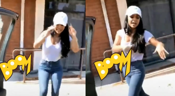 Becky G enloquece a seguidores con su #KikiChallenge (VIDEO)