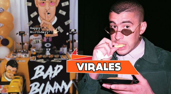 Niño celebró su cumpleaños con temática de Bad Bunny (FOTOS)