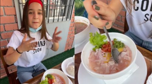 Influencer ecuatoriana asegura que el ceviche peruano lleva tomate y palta | VIDEO