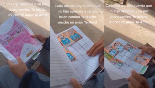 Niño crea su propio álbum del mundial y conmueve a todo el mundo: «Soy feliz con esto» | VIDEO