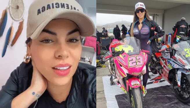 Aída Martínez gana competencia de motos tras recuperar visión: “No le debo explicaciones a nadie”