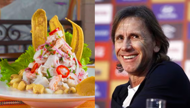 Ricardo Gareca llena de elogios a la comida peruana: “De las mejores del mundo”