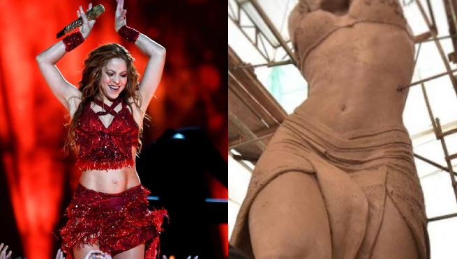 Así es la espectacular estatua de Shakira que estan construyendo en Barranquilla