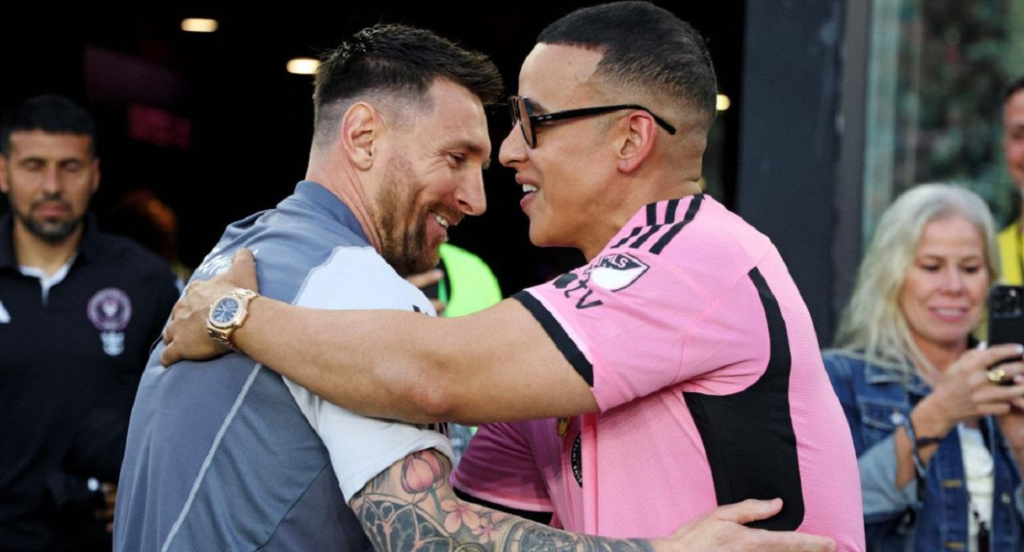 Daddy Yankee y Lionel Messi: así fue su épico encuentro en Miami