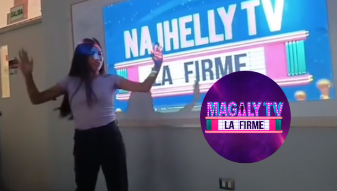 Estudiante peruana expone en su clase al estilo de ‘Magaly TV, la firme’