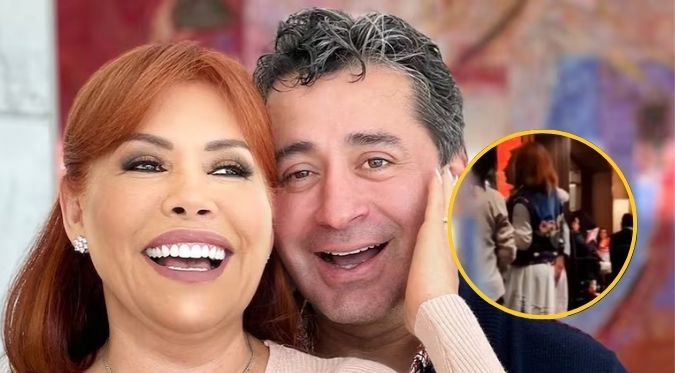 Alfredo Zambrano y Magaly son captados en COMPROMETEDORA situación: «La mano malcriada»