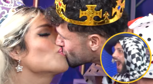 Fabio Agostini y Wendy Guevara se besan y Nicola Porcella queda impactado: “Bien rico”