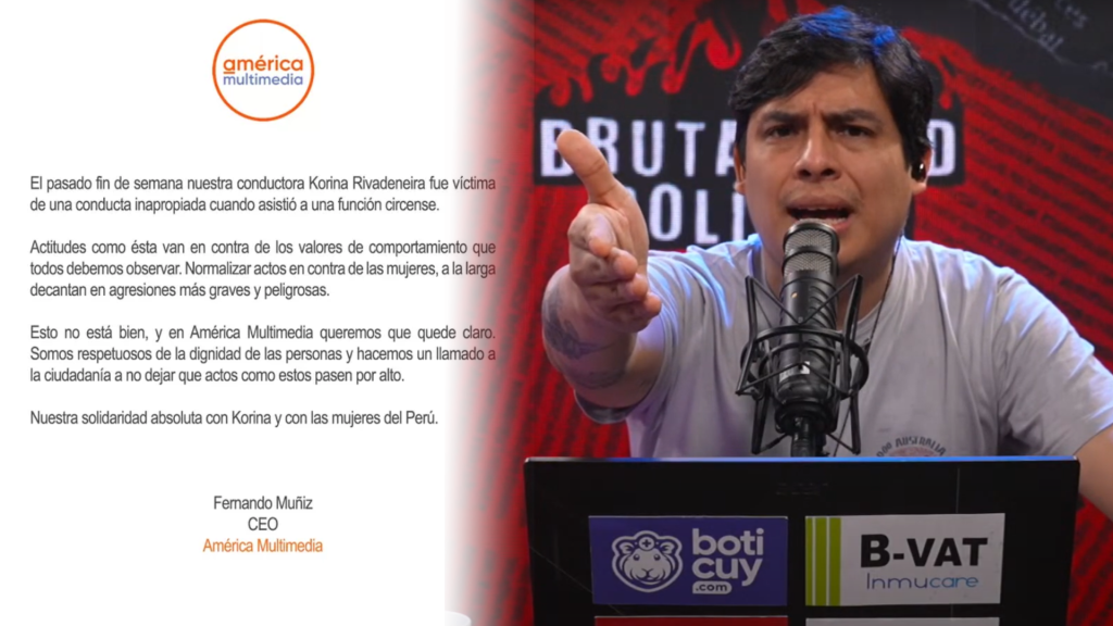 Curwen arremete contra canal de televisión: “Bien conchudos”