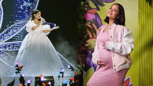 Natti Natasha anunció en la gala de los Premios Juventud que tendrá una niña