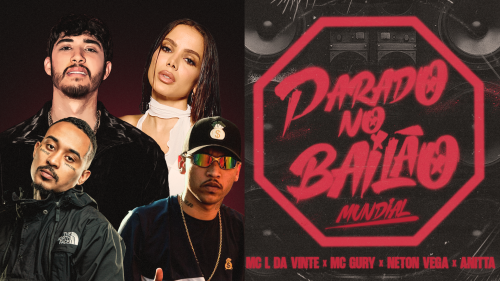 Mc L da Vinte, Mc Gury, Neton Vega y Anitta se unen para “Parado no Bailão (Mundial)”