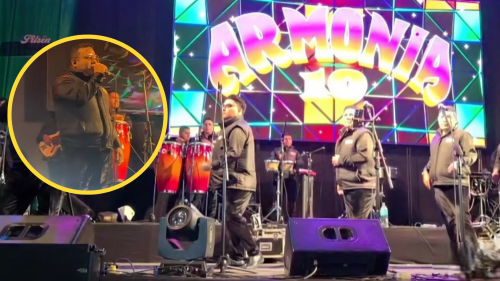 Armonía 10 se presenta en concierto con chalecos antibalas tras atentado a Agua Marina