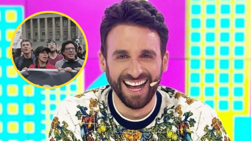 ‘Peluchín’ arremete contra artistas que participaron en la marcha: “Miserables”