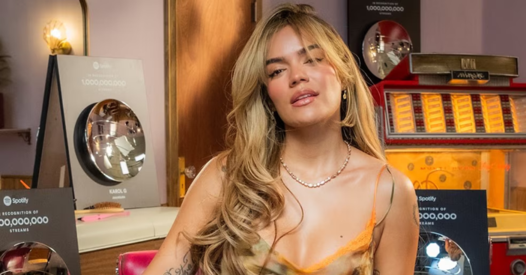 ¡Imparable! Karol G recibe homenaje de Spotify tras alcanzar histórica cifra