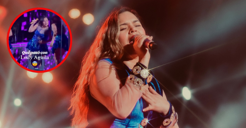 ¡El público la respalda! Lesly Águila sufre imprevisto en pleno concierto de Corazón Serrano y fans la defienden: “A ella le perdonamos todo”