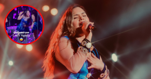 ¡El público la respalda! Lesly Águila sufre imprevisto en pleno concierto de Corazón Serrano y fans la defienden: “A ella le perdonamos todo”