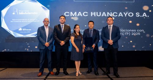 Caja Huancayo lidera nuevamente el financiamiento habitacional y logra el N°1 en Mivivienda 2025
