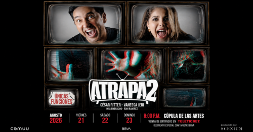 César Ritter y Vanessa Jerí se reencuentran en la obra “Atrap2”: fechas, entradas y todos los detalles