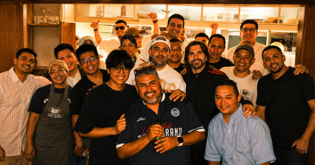 Juanes ancló su exquisito paladar en una quinta de Surquillo